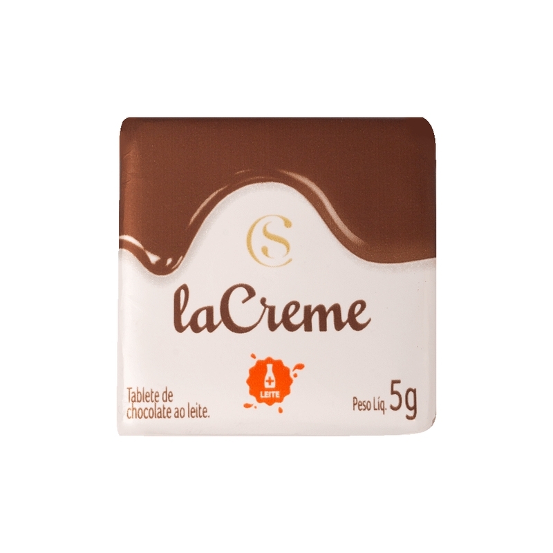Tablete laCreme de Chocolate ao Leite 5g