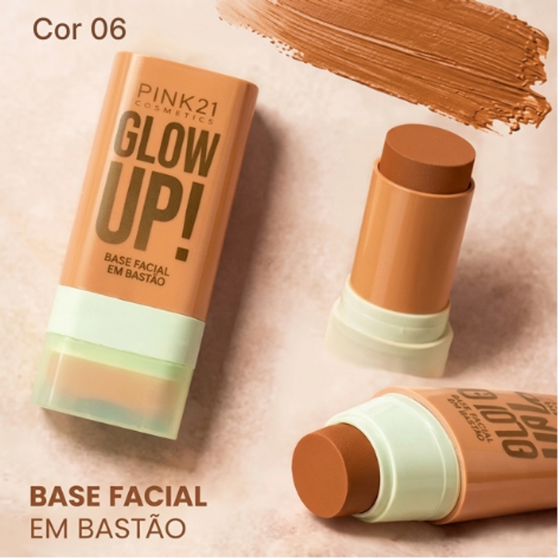 Glow Up Base Facial em bastão - Cor 06