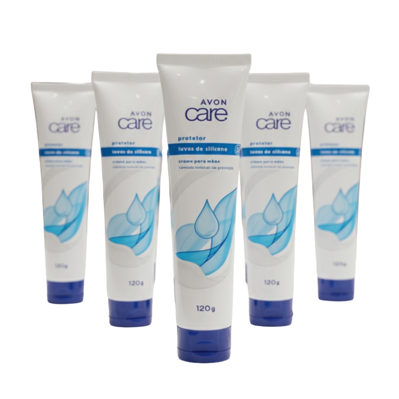 CREME PARA MAOS LUVA DE SILICONE AVON TRADICIONAL 120G