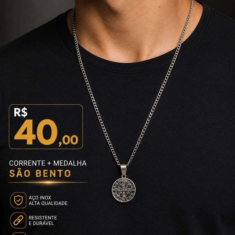 Cordão Aço Inox - São Bento