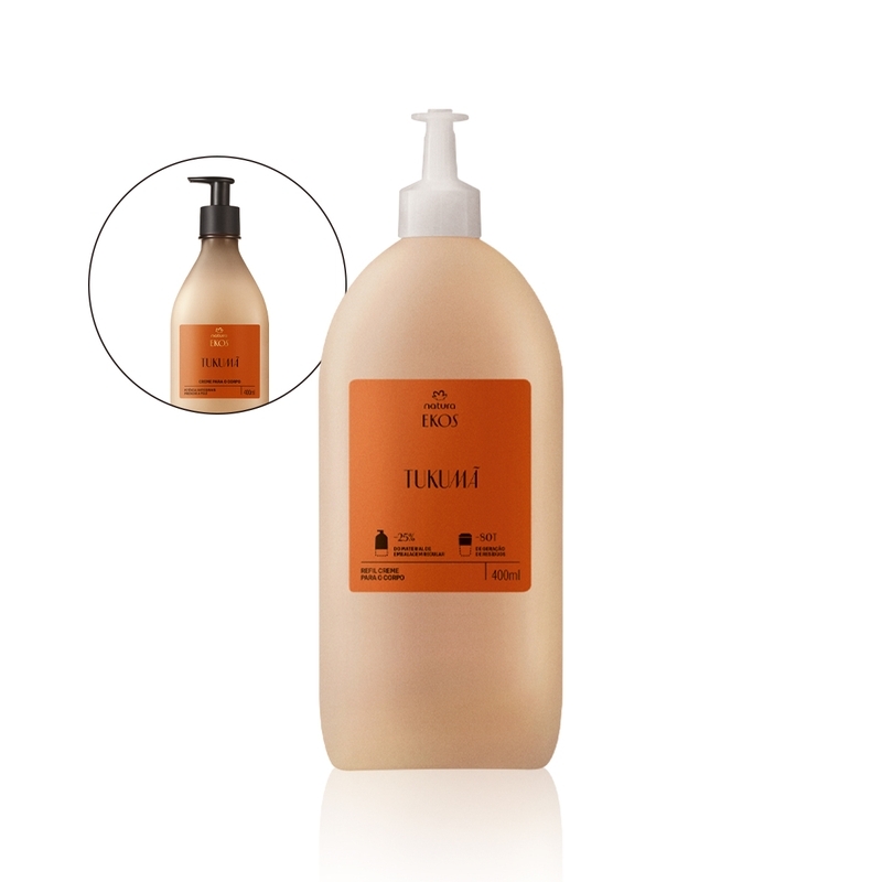 Refil Creme Desodorante Hidratante para o Corpo Ekos Tukumã - 400 ml