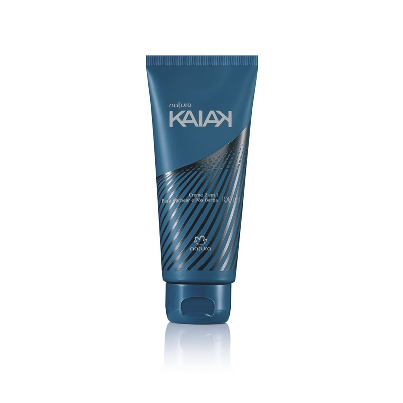 Creme para barbear 2 em 1 kaiak