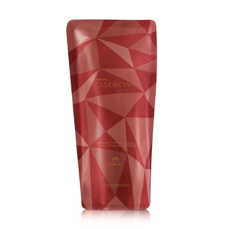 Refil desodorante hidratante corporal perfumado essencial supreme - 200 g