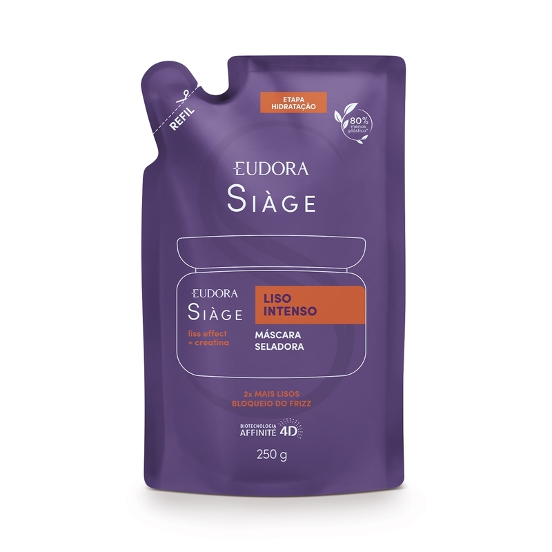 Refil Máscara Capilar Siàge Liso Intenso 250G
