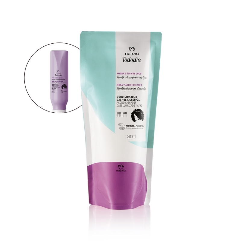 Refil condicionador cachos e crespos - 280 ml