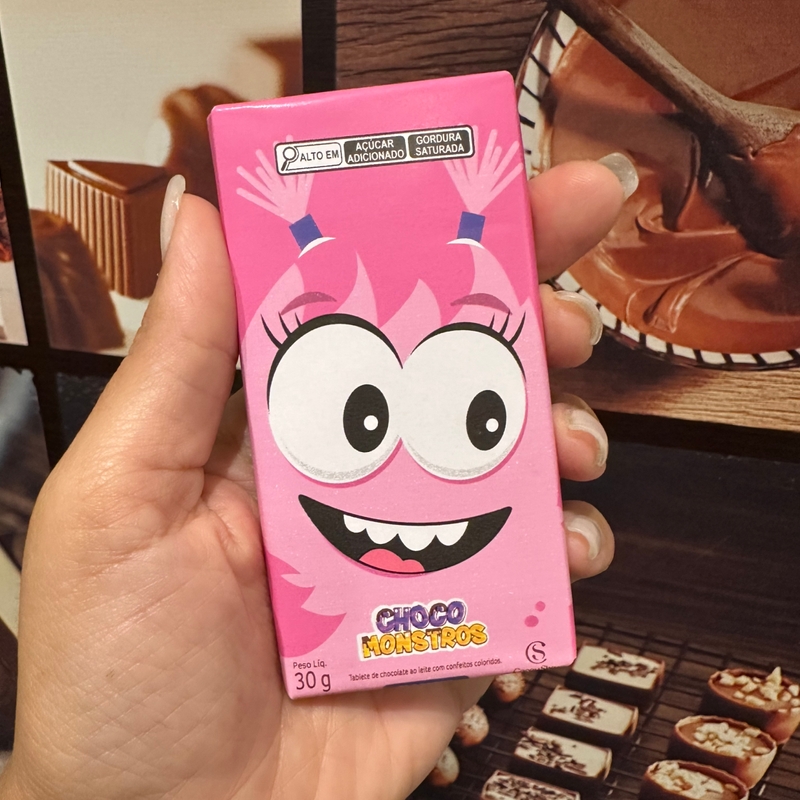 Barra Chocomonstros Rosa