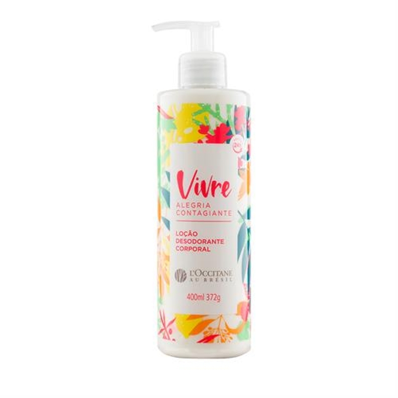 Loção Desodorante Corporal Alegria Contagiante Vivre 400ml