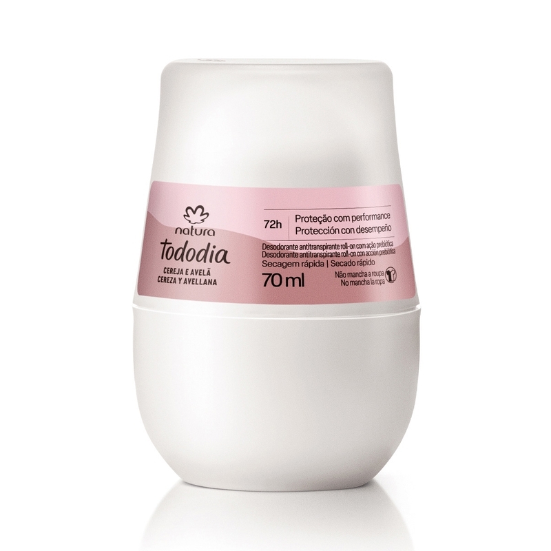 Desodorante Antitranspirante Rollon Tododia Cereja e Avelã 70 ml