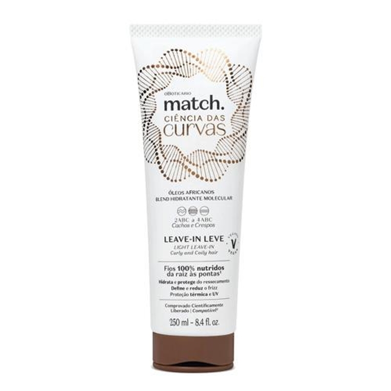 Leave-In Leve Match Da Ciência Das Curvas 250Ml