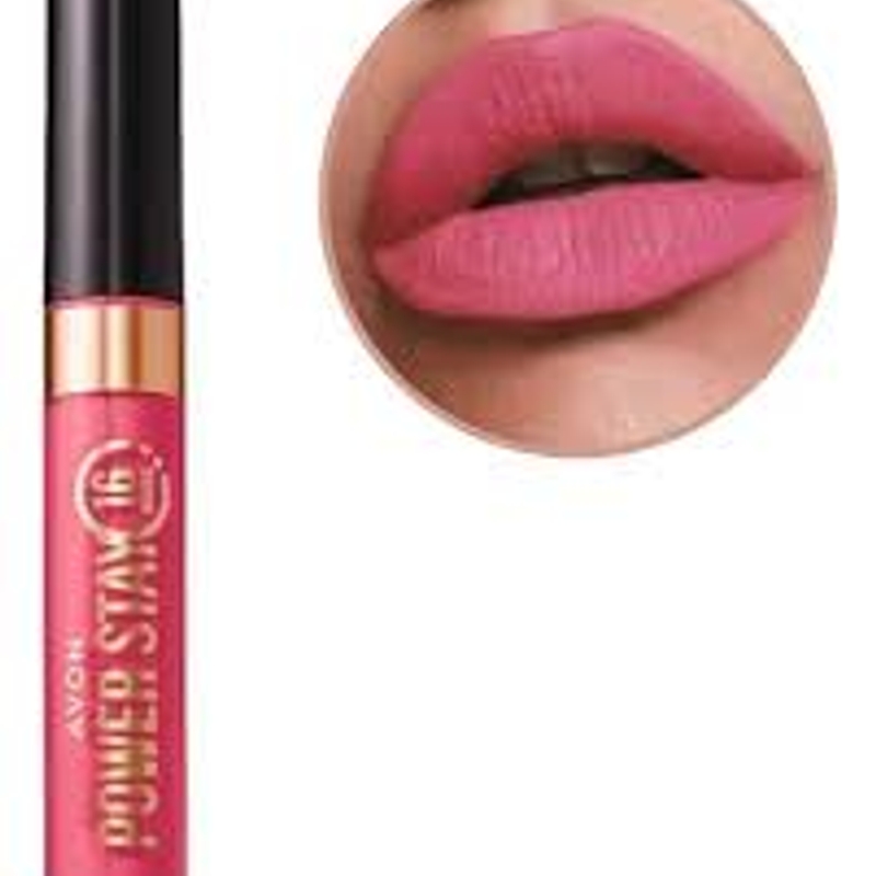 Batom Líquido 16h de Duração Avon Power Stay - Rosa Super Malva