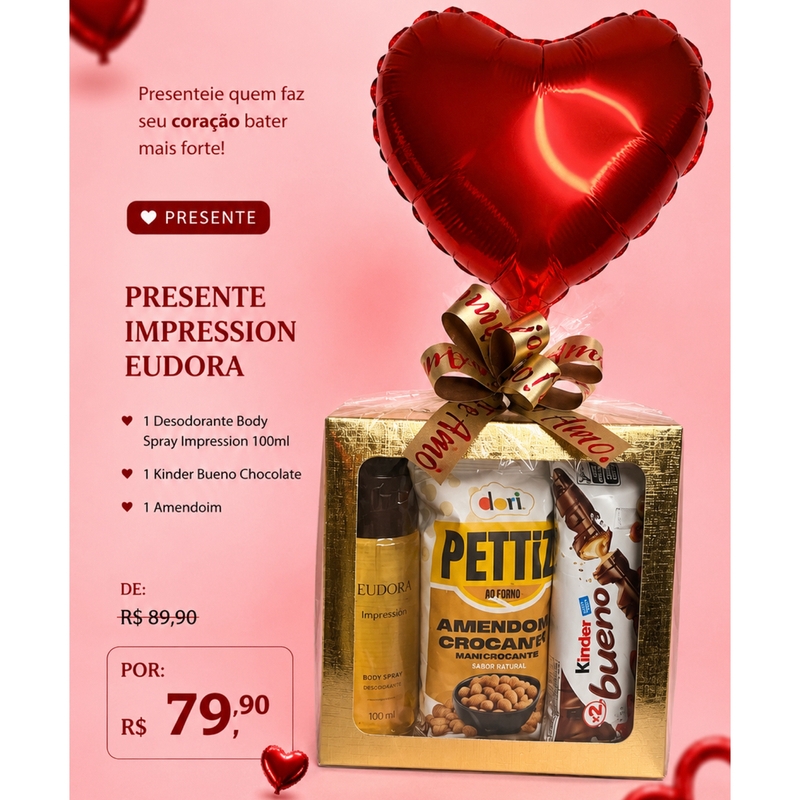 Presente Impression Eudora - Opção Masculina