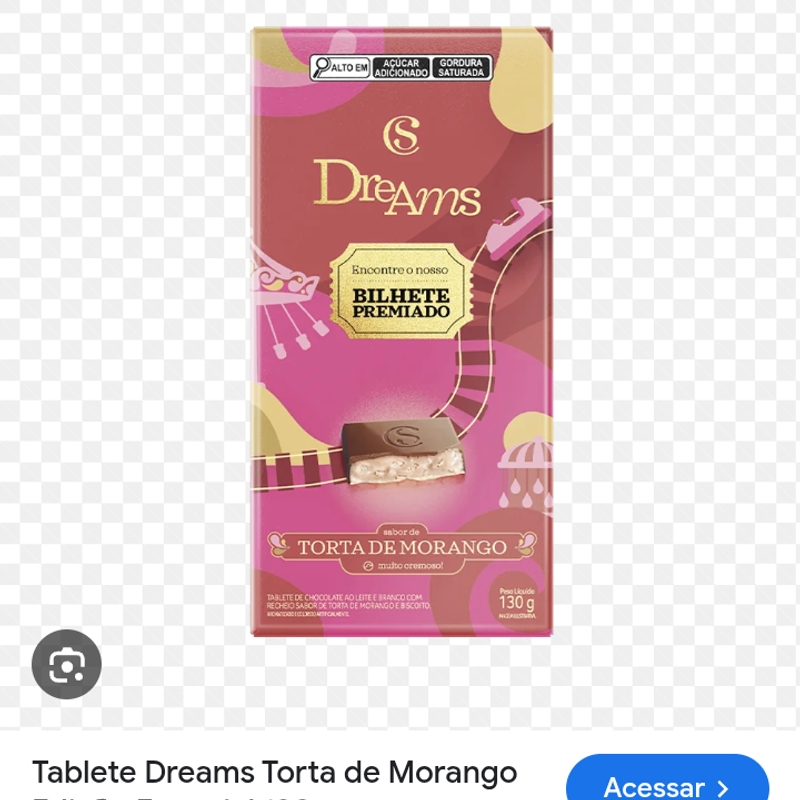 Dreams Bilhete Premiado Torta De Morango
