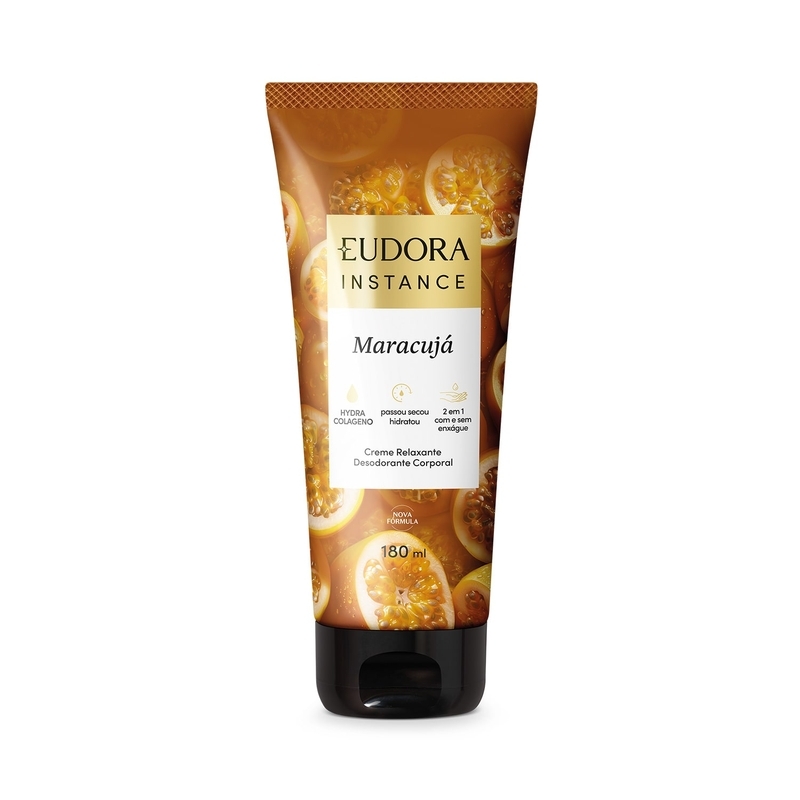 Creme Relaxante Desodorante Corporal Instance Maracujá 180ml