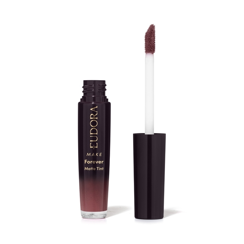 Batom Líquido Eudora Make Forever Matte Tint Marrom Poderoso 4ml