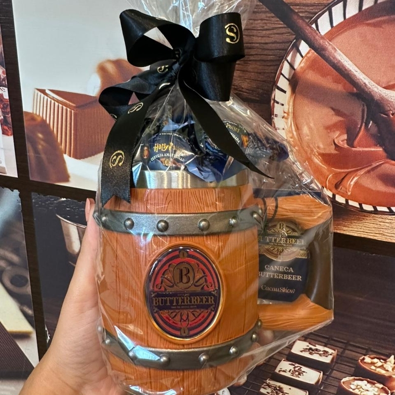 Caneca butterbeer Harry Potter