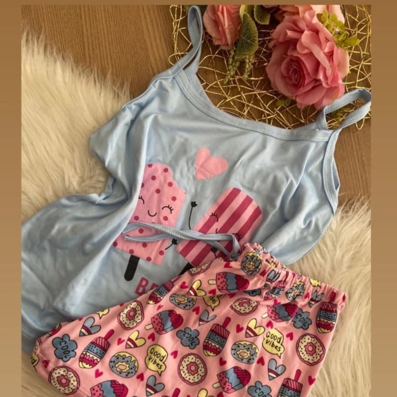 Pijama Alcinha Suede G