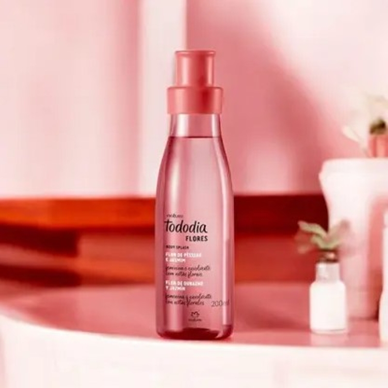 Body Splash Tododia Flores Flor de Pêssego e Jasmim 200ml - foto 3