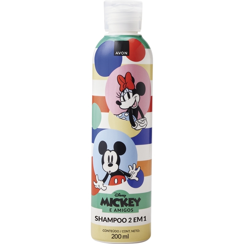 Shampoo e Condicionador 2 em 1 Mickey e Amigos