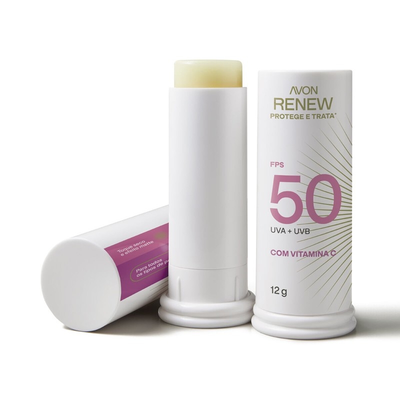 Renew Solar Advance Protetor Solar Facial Brilho / Sem Cor FPS 50 12g - 12 g