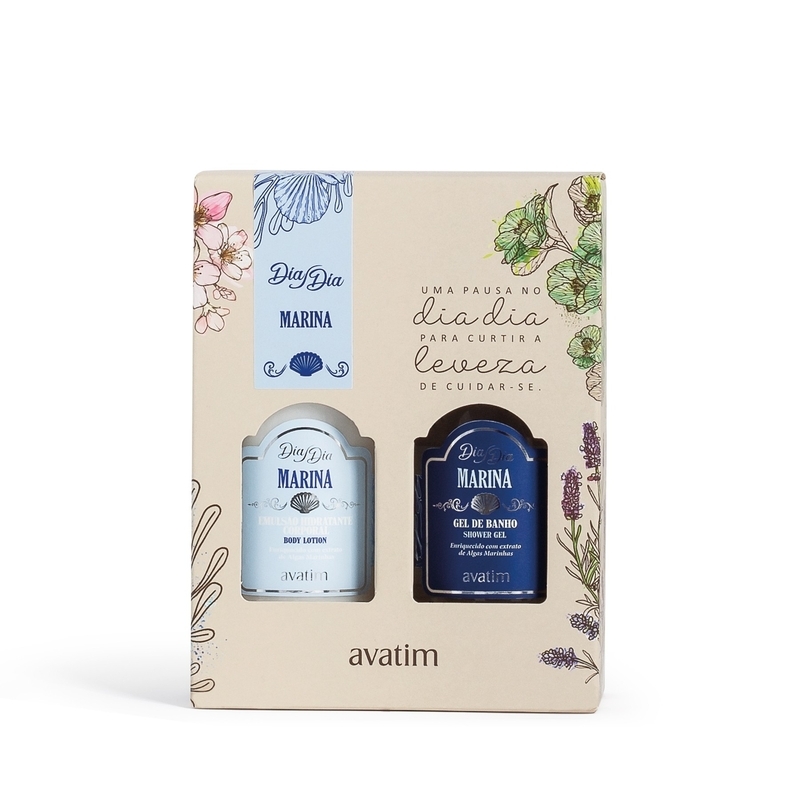 Kit Dia Dia Marina (Sabonete Líquido e Hidratante)