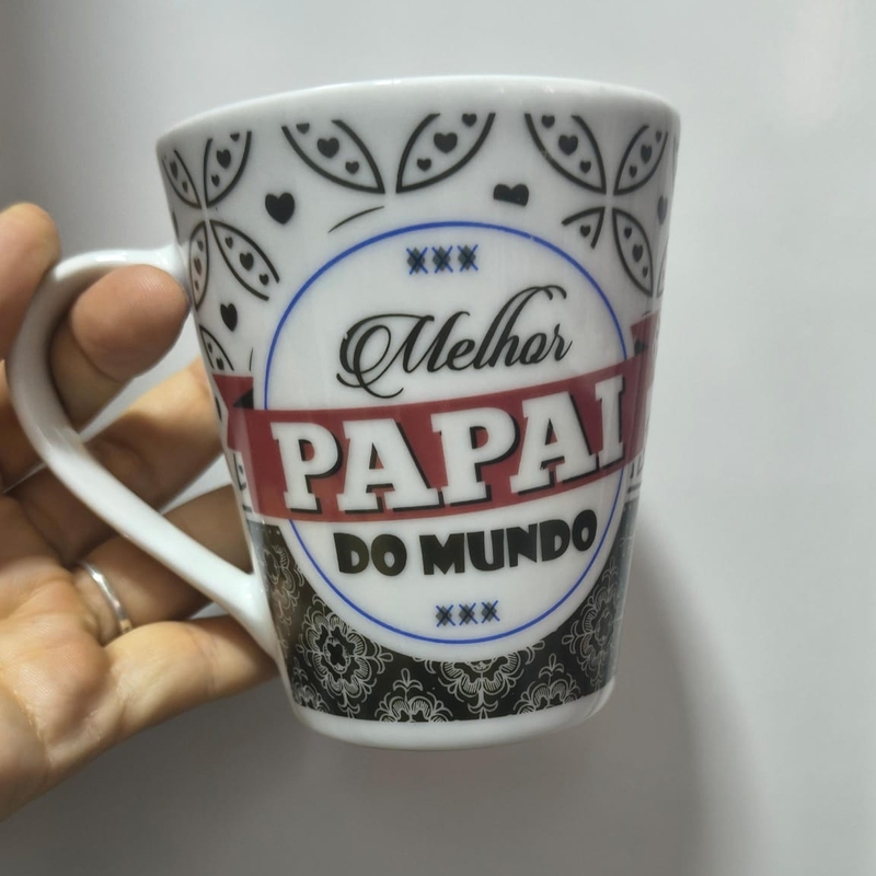 Caneca dia dos Pais - Modelo Melhor Papai  - Porcelana