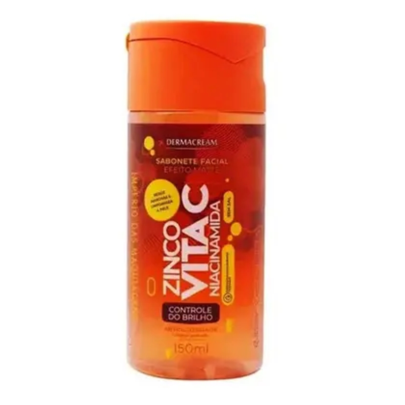 Sabonete Facial Efeito Matte Zinco Vita C 150ml Dermacrem