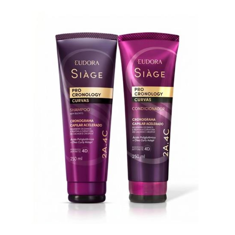 Kit Shampoo E Condicionador Pro Cronology Curvas