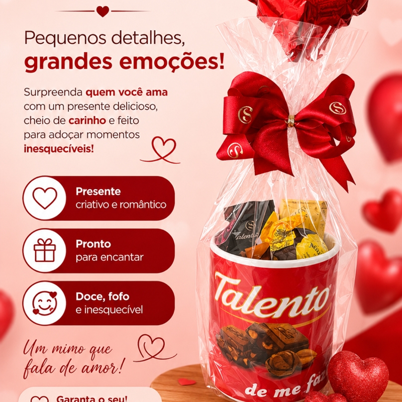 Xícara Talento De Me Fazer Feliz