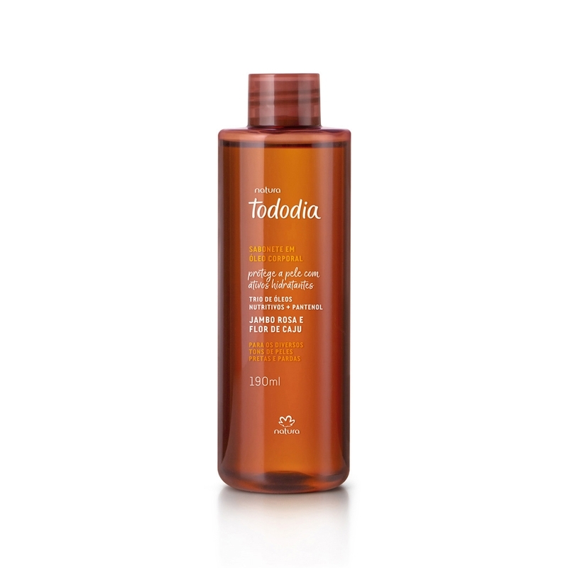 Sabonete em óleo corporal jambo rosa e flor de caju - 190 ml