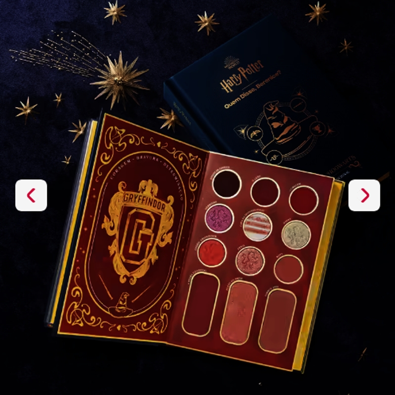 Paleta De Maquiagem  Multifuncional Harry Potter Quem Disse, Berenice? Bem-Vindo À Hogwarts  54G - foto 7