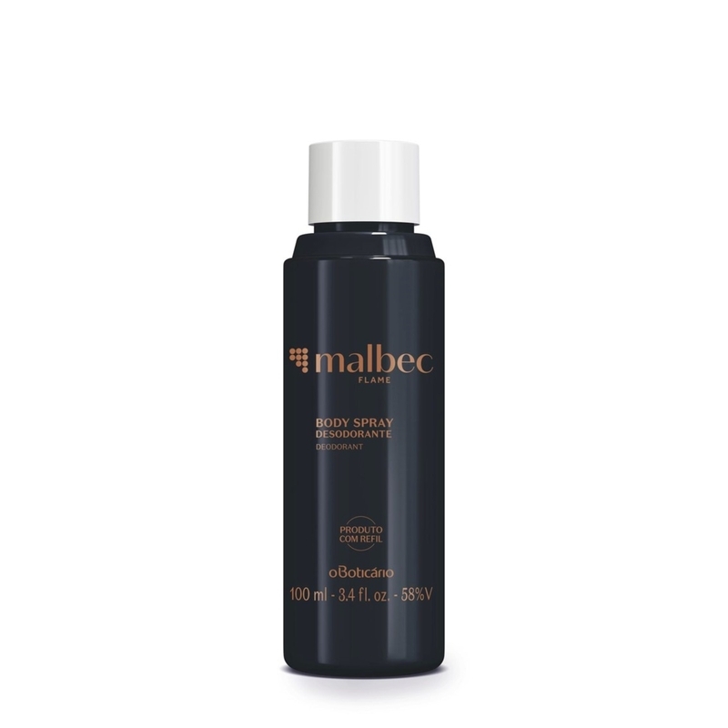 Refil Malbec Flame Desodorante Body Spray 100ml