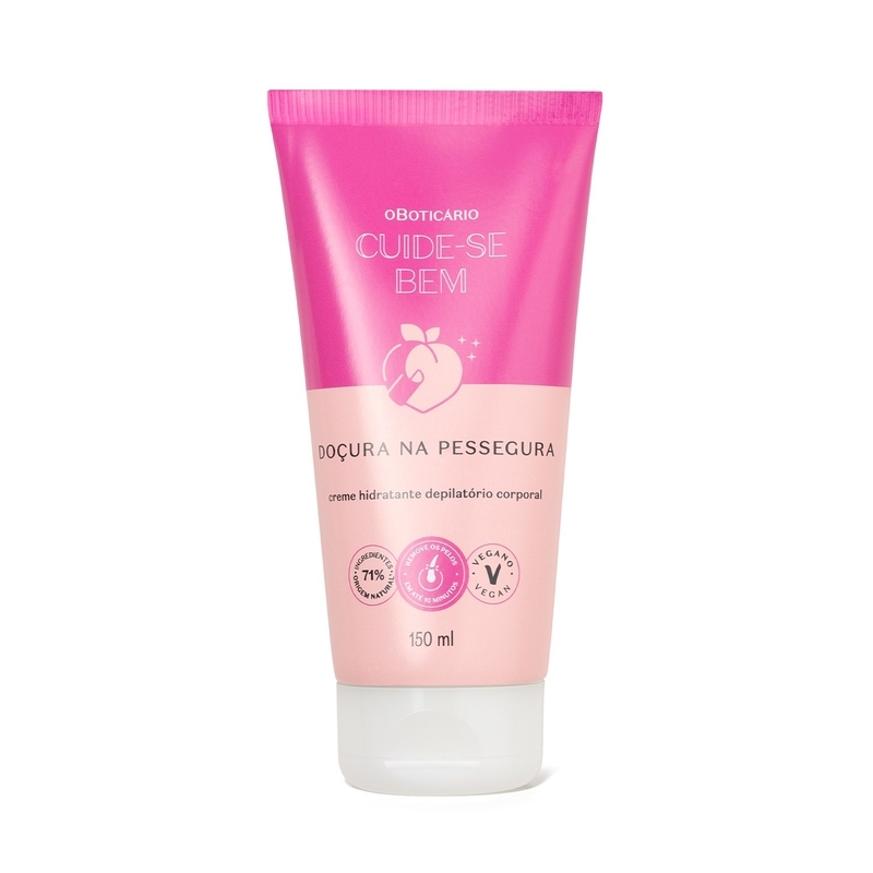 Creme Hidratante Depilatório Corporal Cuide-se Bem Doçura na Pessegura 150ml