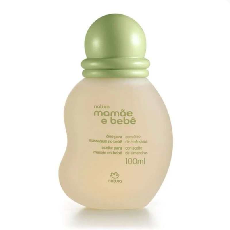 Óleo de Massagem no Bebê Mamãe e Bebê 100 ml