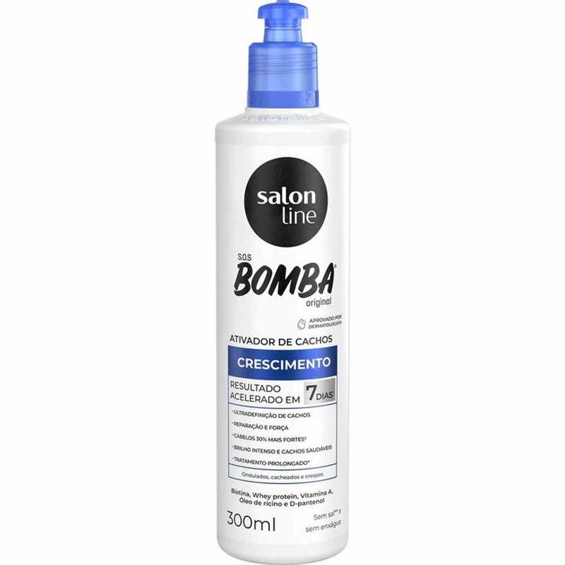 Ativador de Cachos SOS Bomba Original Salon Line 300ml