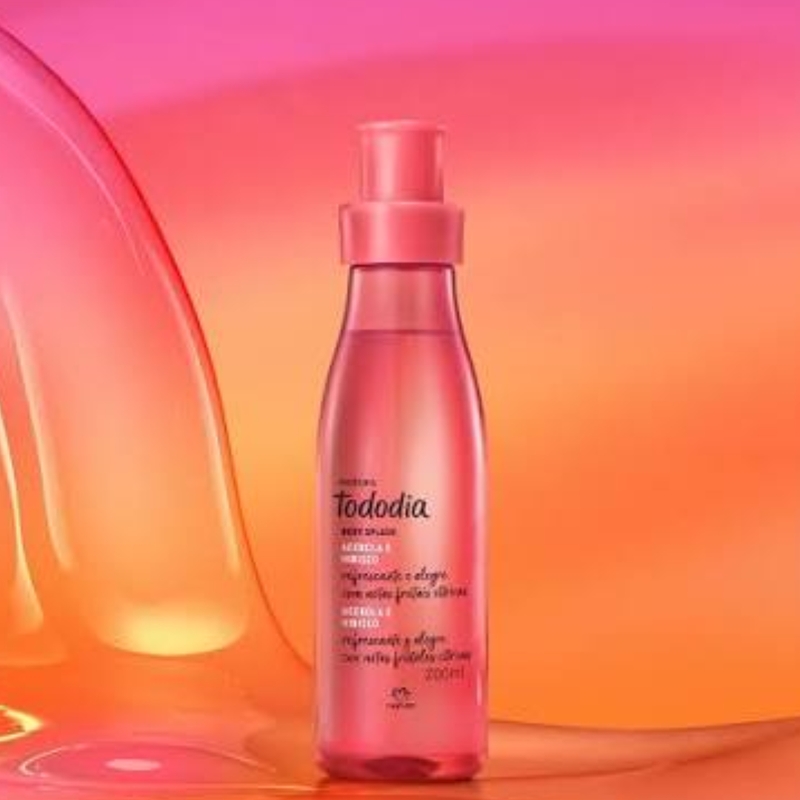 Body Splash Desodorante Colônia Tododia Acerola e Hibisco 200 ml - foto 2