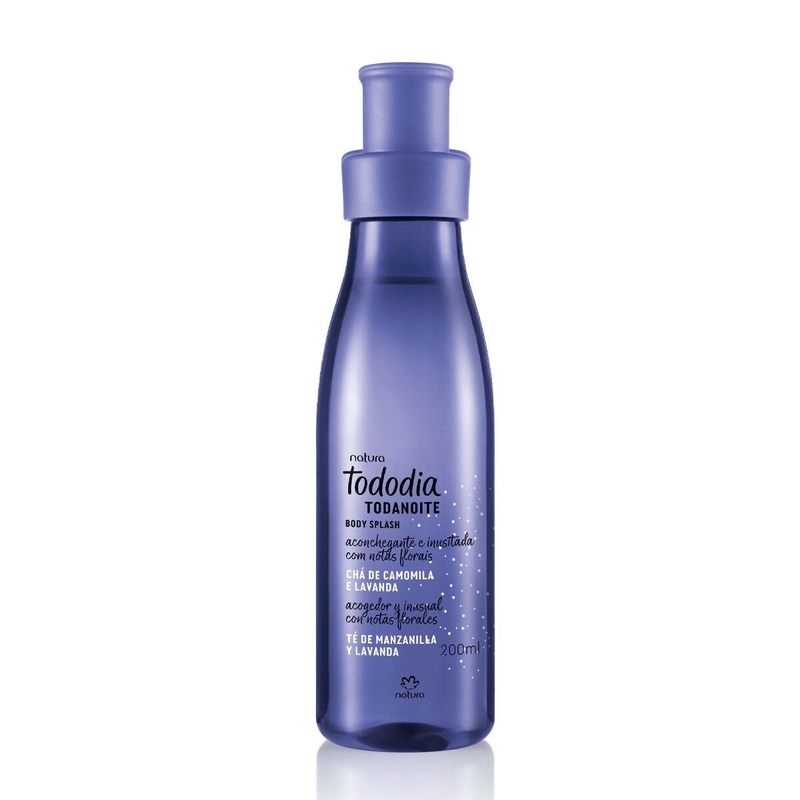 Body Splash Chá de Camomila e Lavanda Tododia Todanoite 200ml