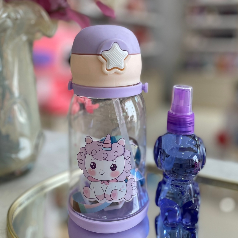 Blosson Kids: Garrafa 500ml + Colonia 120ml Roxo
