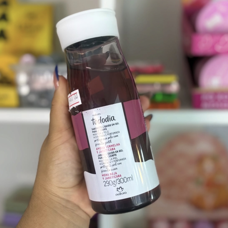 Sabonete líquido em gel amora vermelha e jabuticaba - 290 g/300 ml