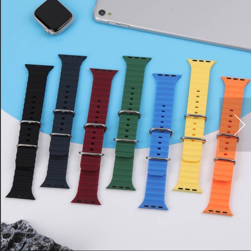 Pulseiras Silicone Chanfrada