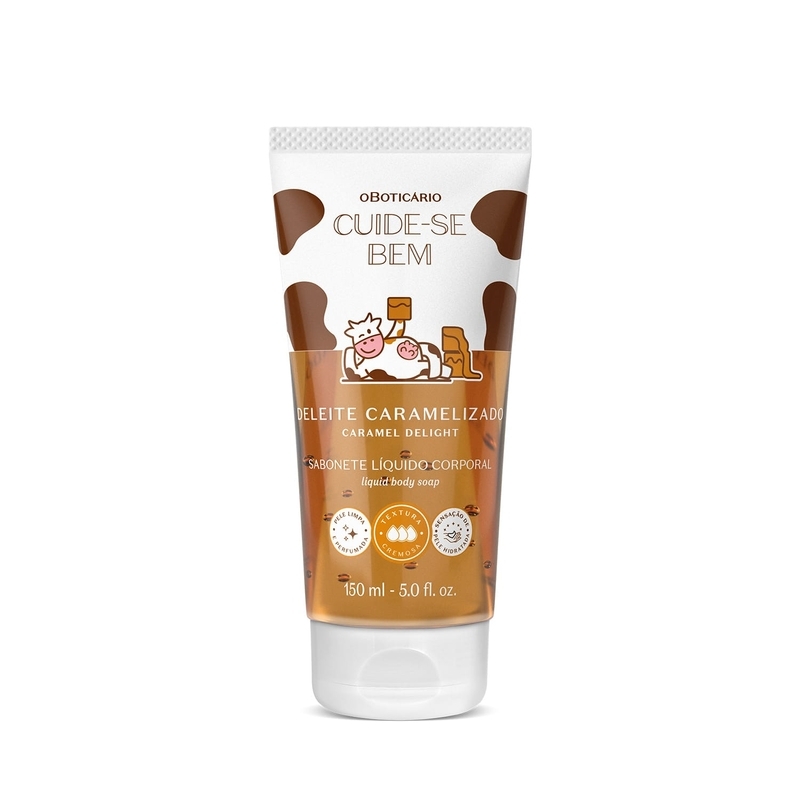 Sabonete Líquido Corporal Cuide-Se Bem Deleite Caramelizado 150Ml