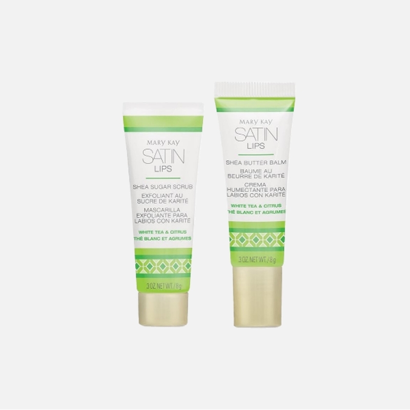 Kit Satin Lábios de Seda Karité aroma de Chá Branco & Citrus®