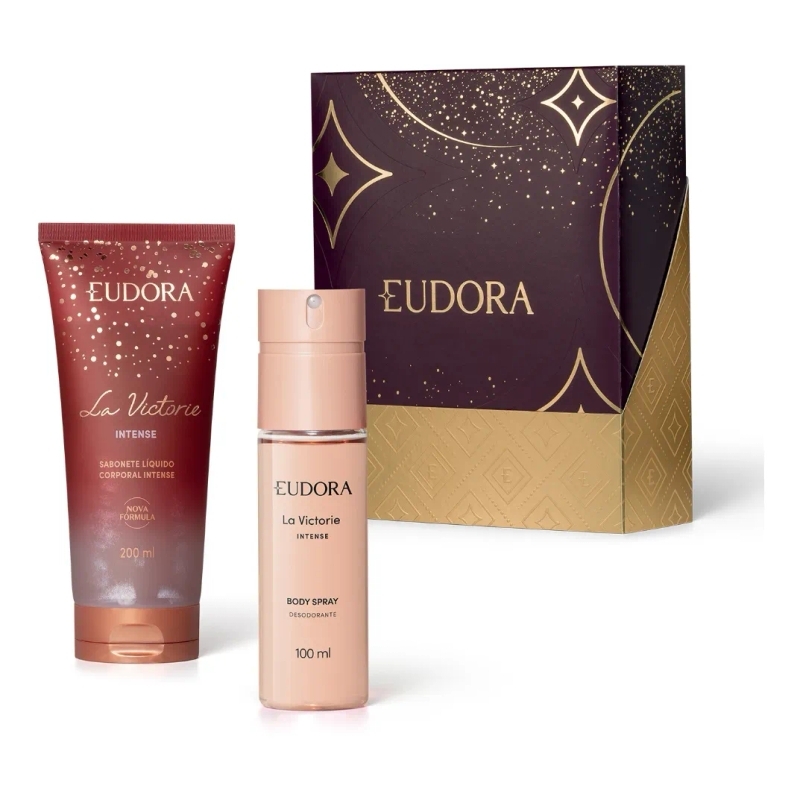 Kit Presente La Victorie Intense: Body Spray 100ml + Sabonete Líquido 200ml