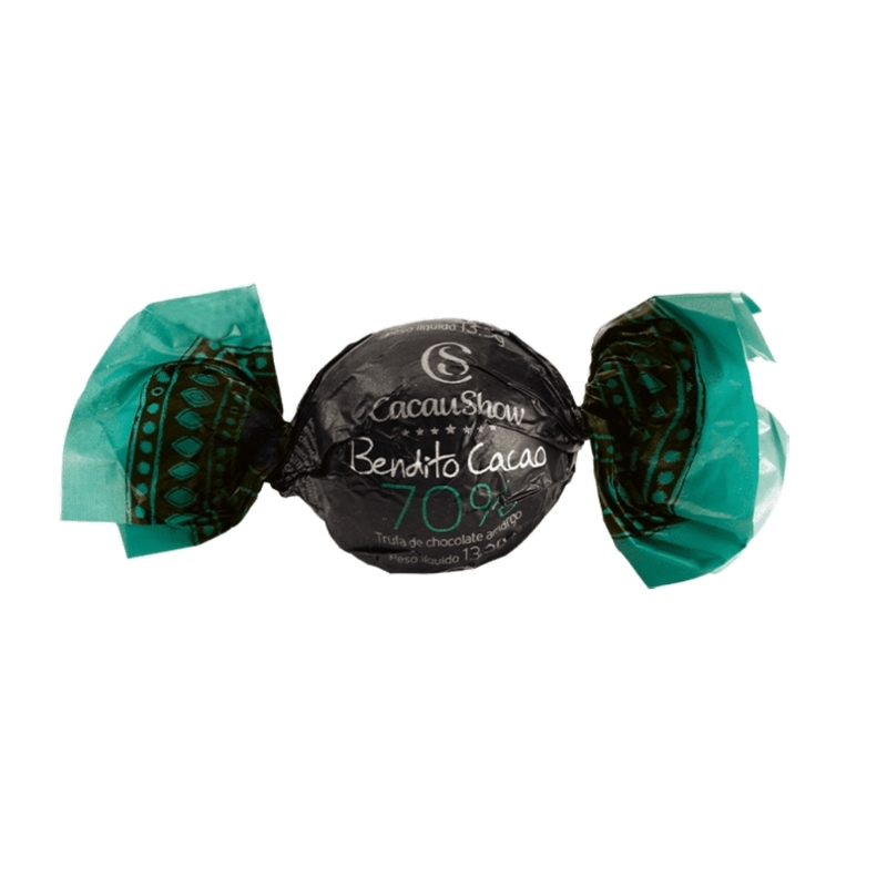 Trufa Bendito Cacao de Chocolate 70% Cacau 13,5g