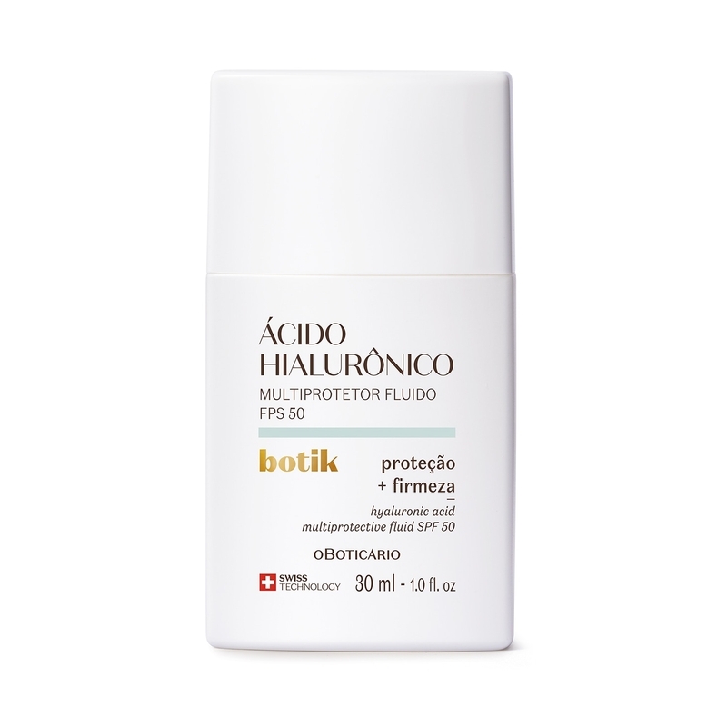 Multiprotetor Fluído Botik Ácido Hialurônico Fps50 30Ml