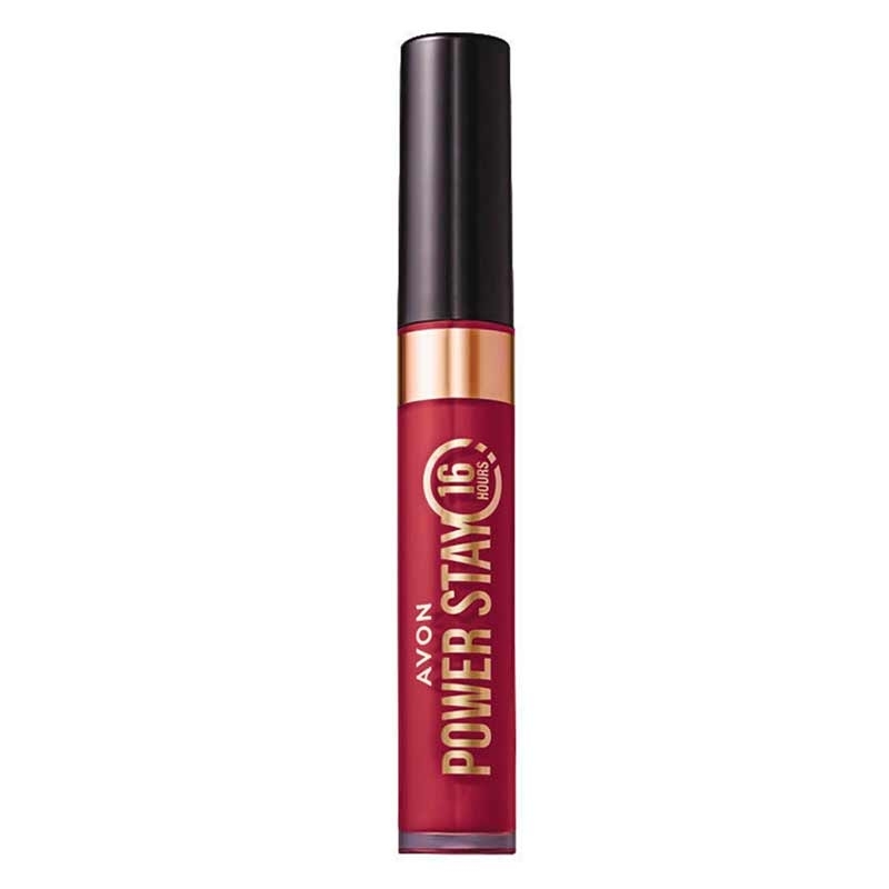 Avon Power Stay Batom Líquido Matte 16h Vermelho Terra - 7 ml