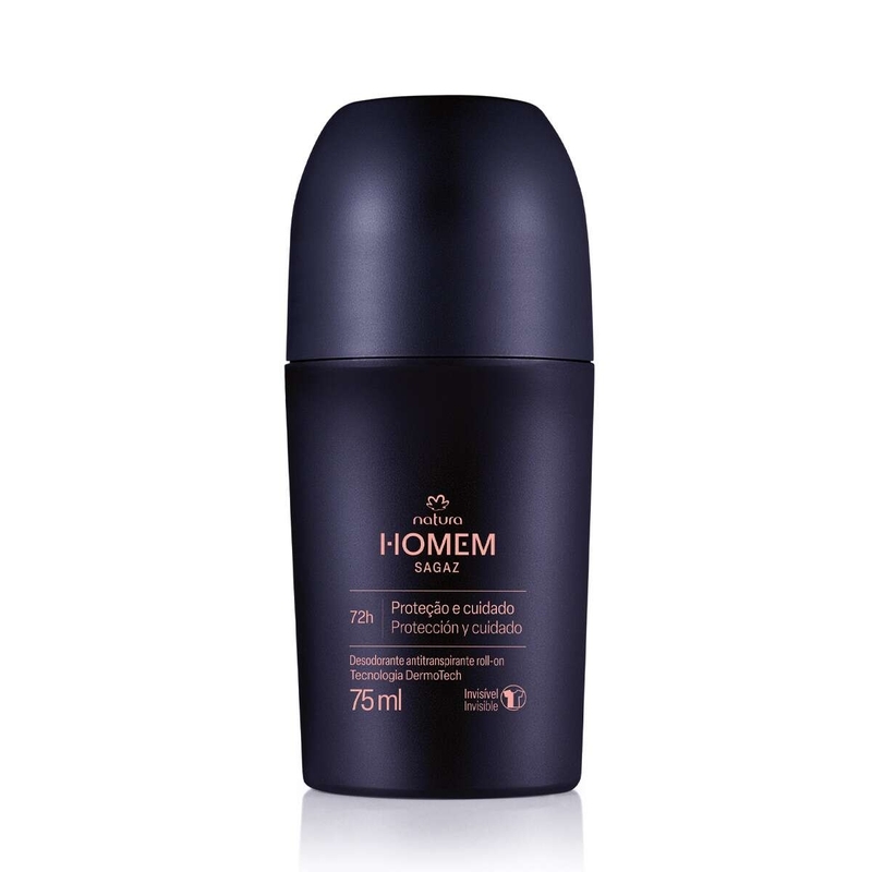 Desodorante Antitranspirante Roll-On Natura Homem Sagaz - 75 ml