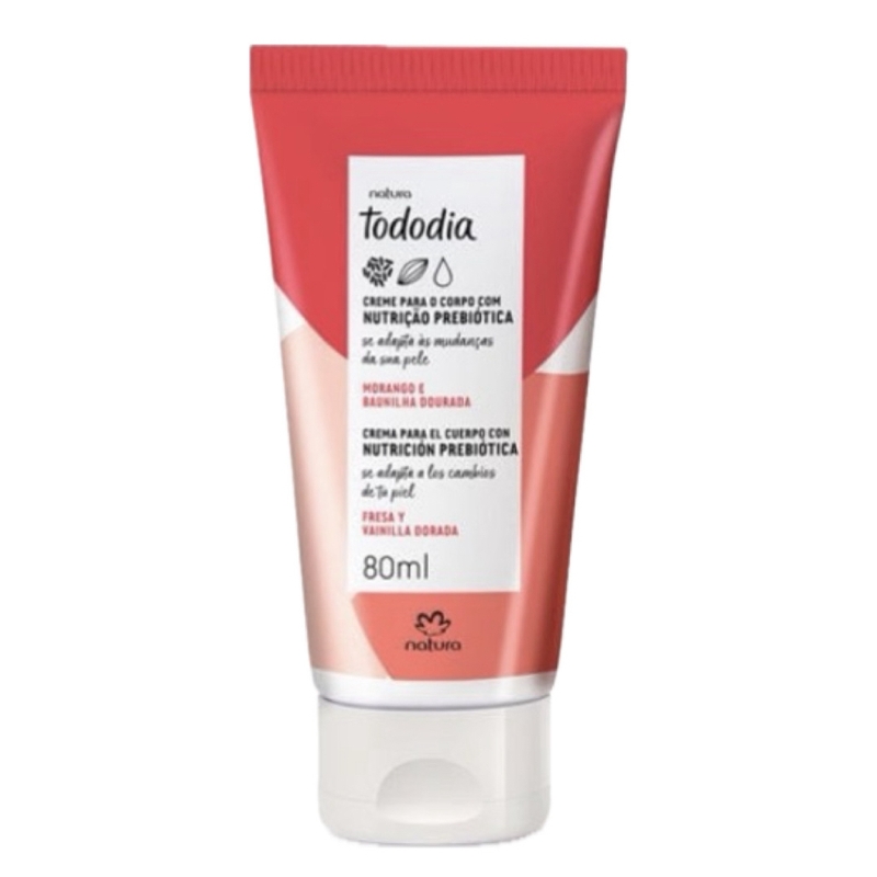 Hidratante Morango e Baunilha Dourada 80ml