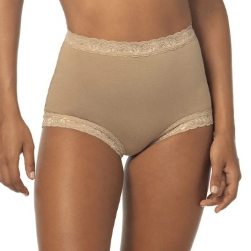 DeMillus Calcinha Calça Clássica Secret ME - Bege Rosado