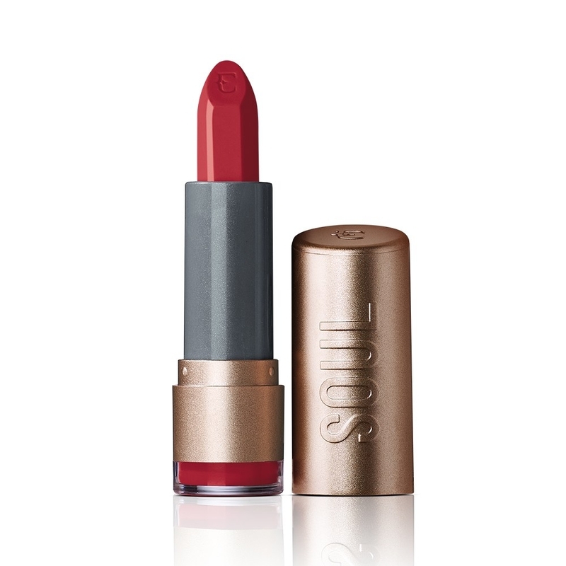 Batom Soul Kiss Me Hidratante Bordô Look Do Dia 3,7G