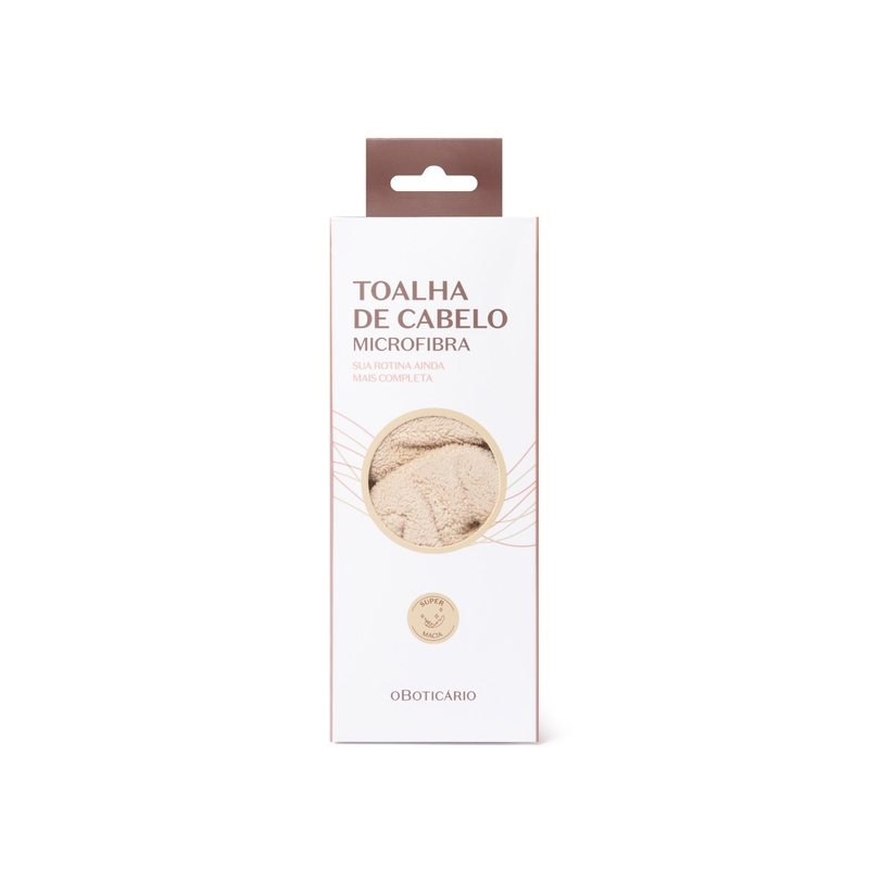Toalha de Cabelo Microfibra O Boticário